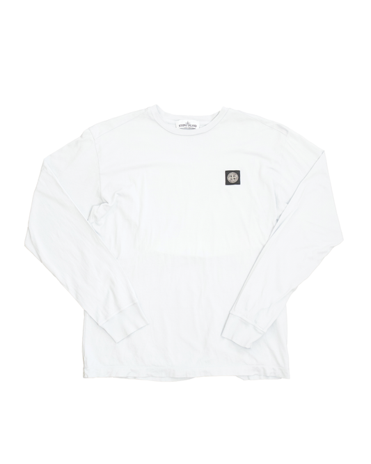 T-shirt manches longues Stone Island bleu clair