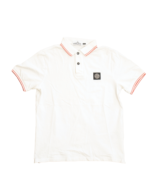Polo Stone Island blanc