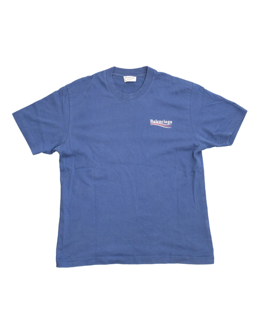 T-shirt Balenciaga bleu