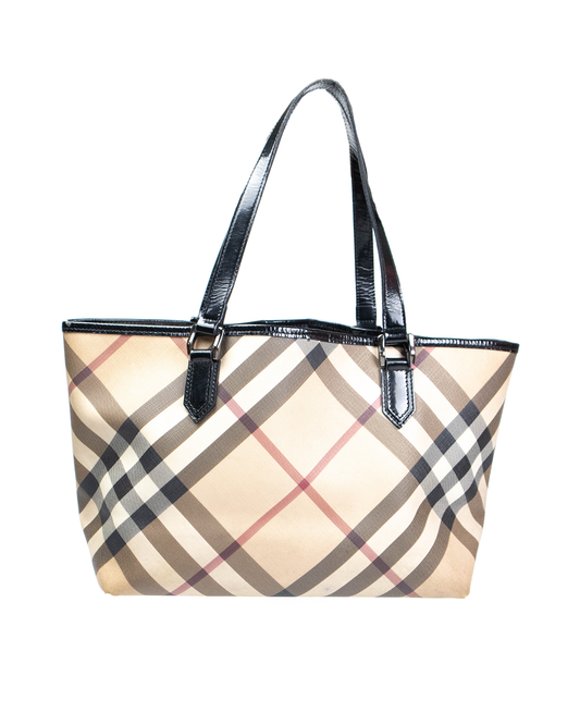 Burberry – Sac à main épaule cabas Supernova (32 x 18 x 23,5 cm)