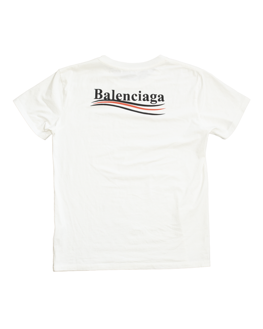 T-shirt Balenciaga blanc