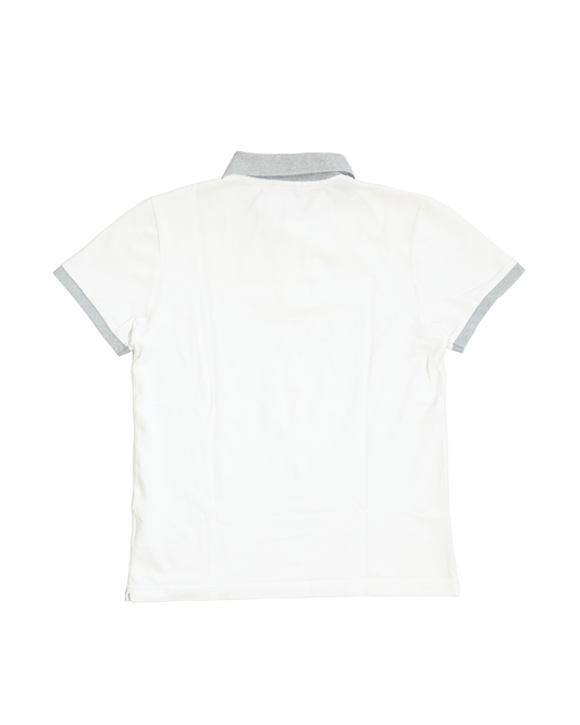 Polo Moncler blanc