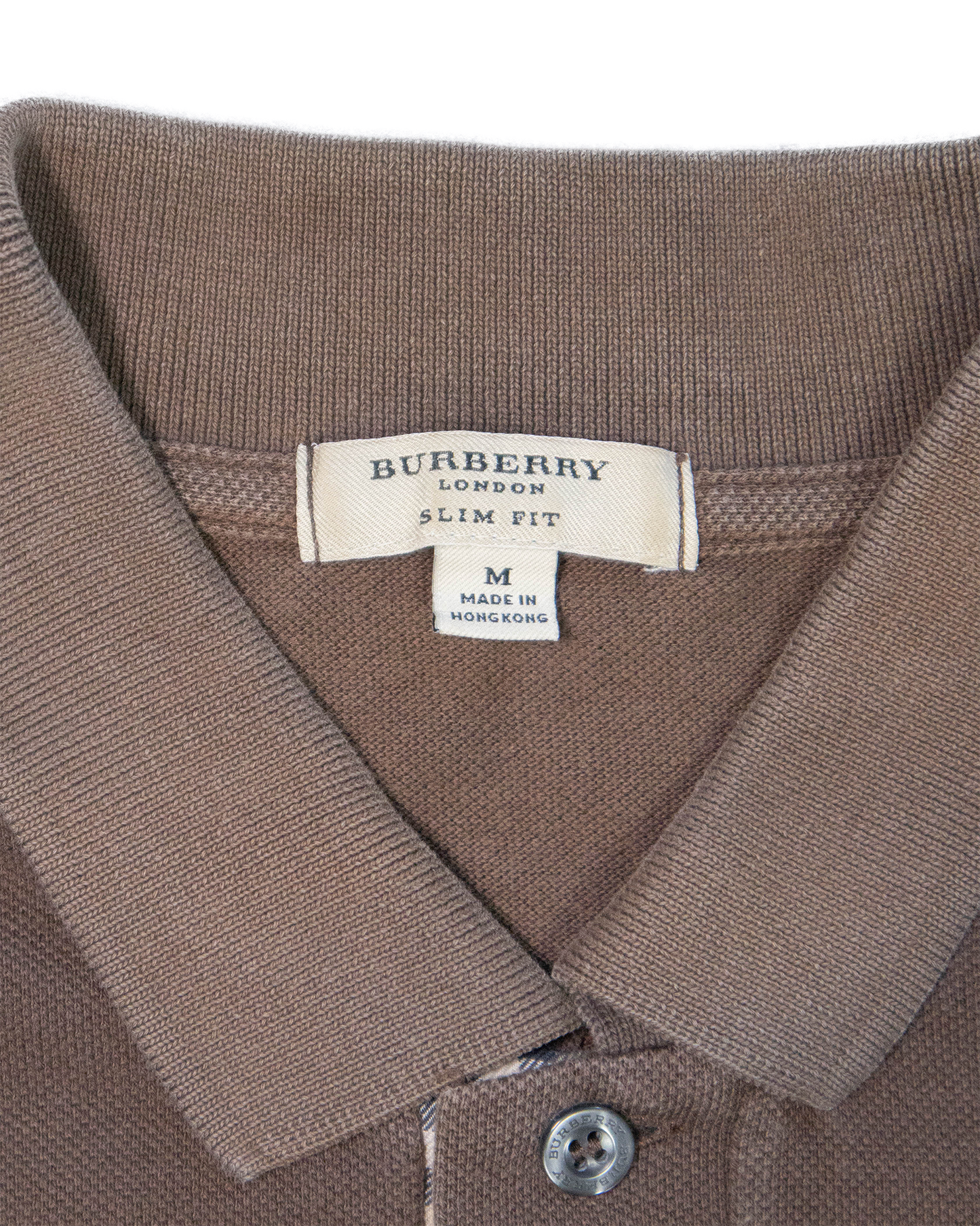Polo Burberry marron