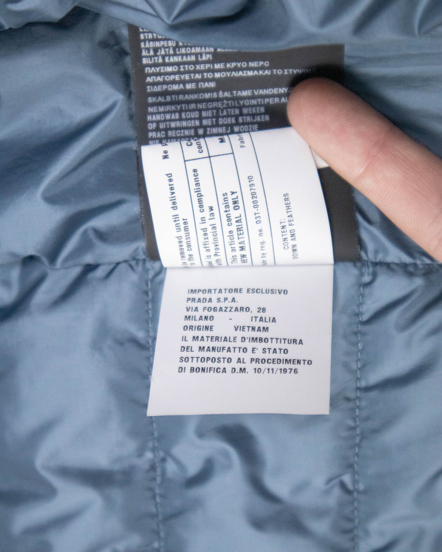 Doudoune sans manche Prada