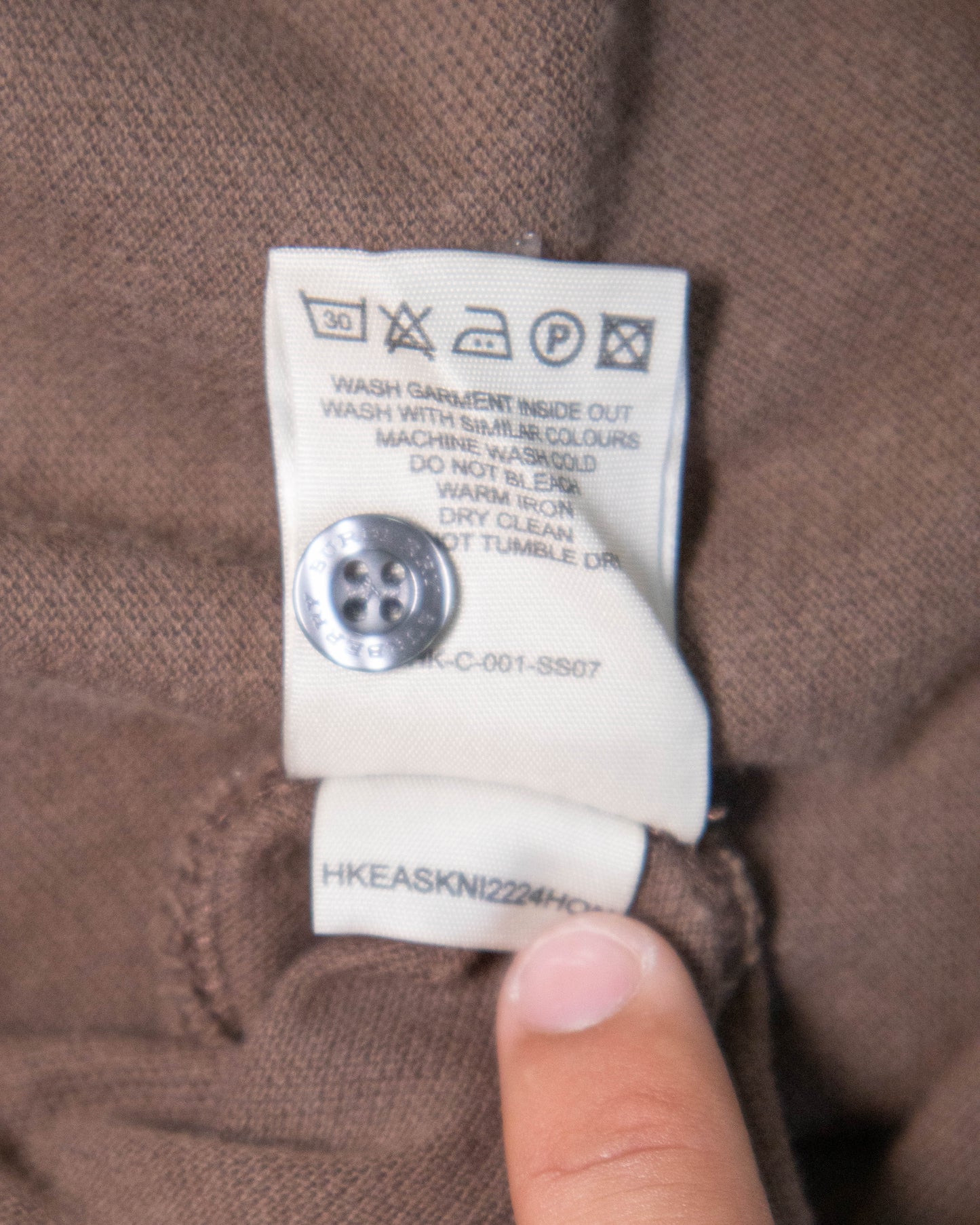 Polo Burberry marron