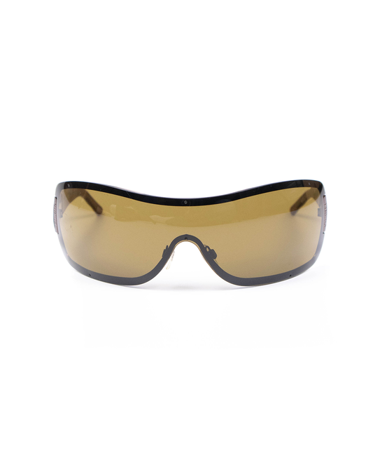 Chanel – Lunettes de soleil masque (Taille unique)