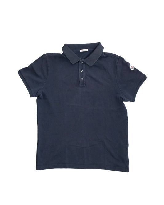 Polo Moncler bleu marine