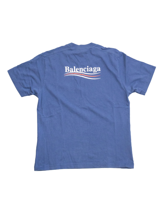 T-shirt Balenciaga bleu
