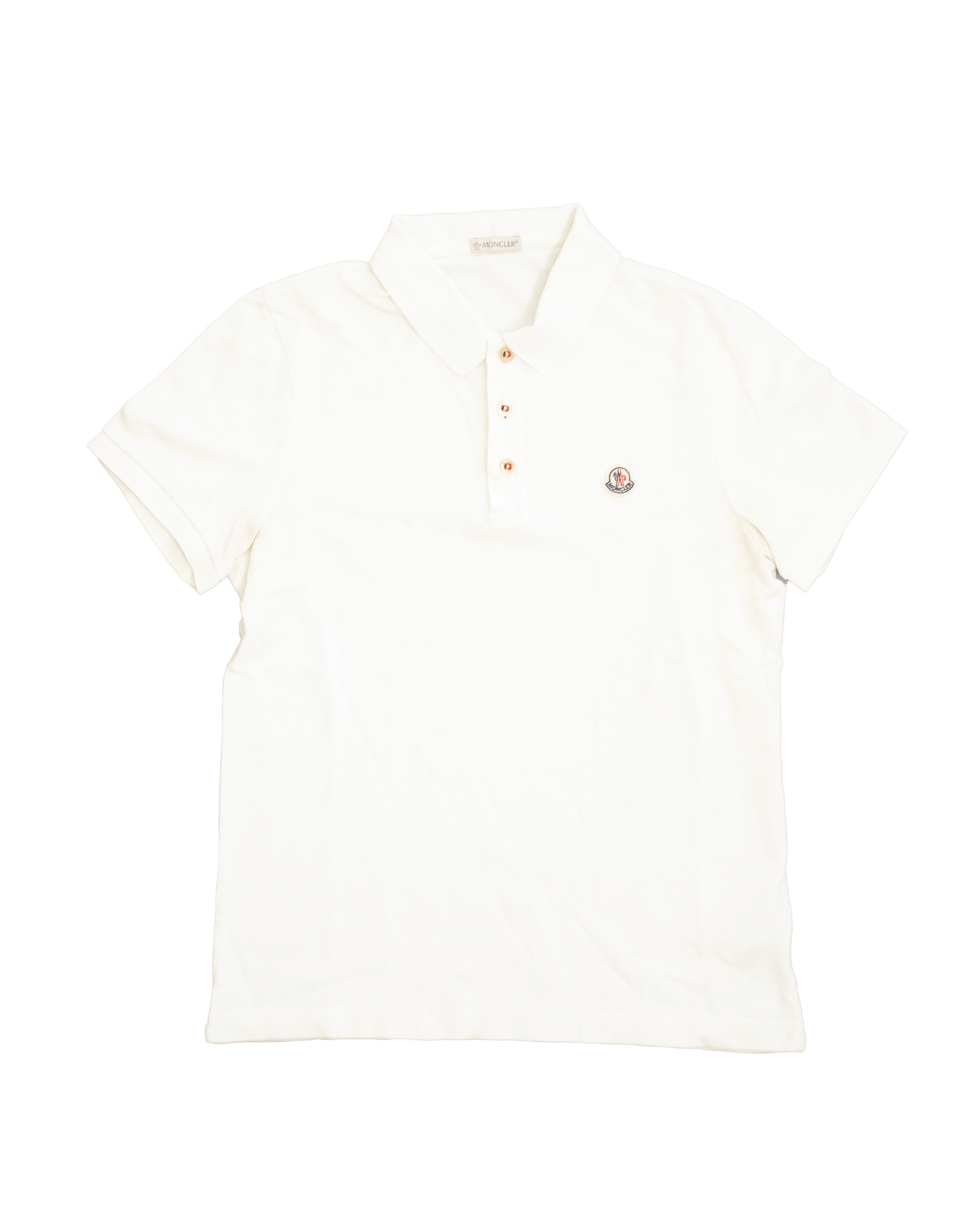 Polo Moncler blanc