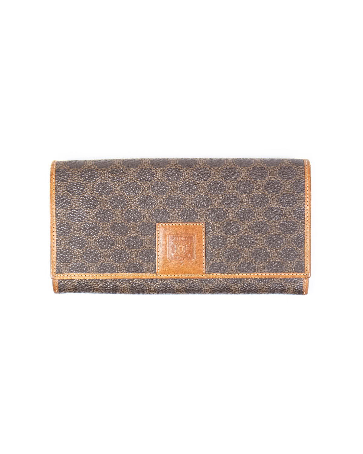 Celine – Portefeuille Triomphe Vintage (18,6 x 10 cm)