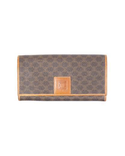 Celine – Portefeuille Triomphe Vintage (18,6 x 10 cm)