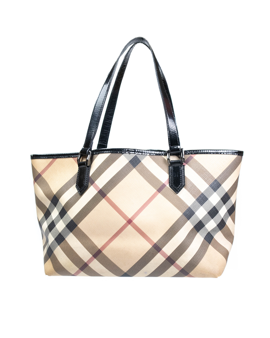 Burberry – Sac à main épaule cabas Supernova (32 x 18 x 23,5 cm)