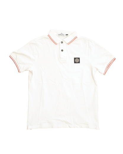 Polo Stone Island blanc