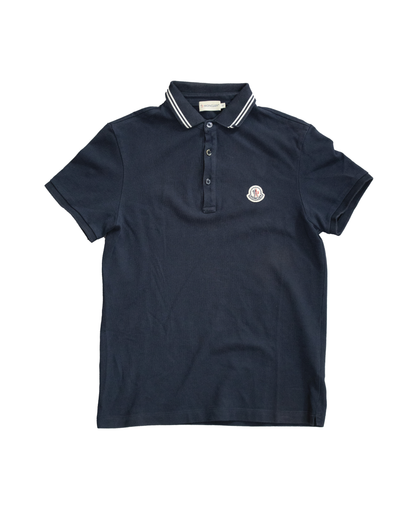 Polo Moncler bleu marine