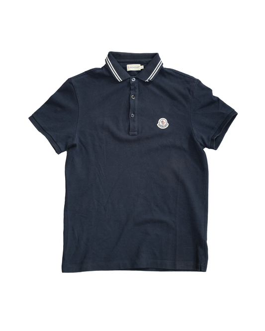 Polo Moncler bleu marine