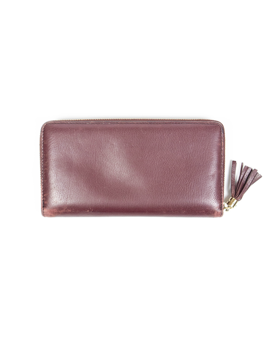 Gucci – Portefeuille / Porte-monnaie Soho Cellarius Peonia (19 x 10 cm)