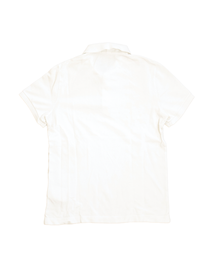 Polo Moncler blanc