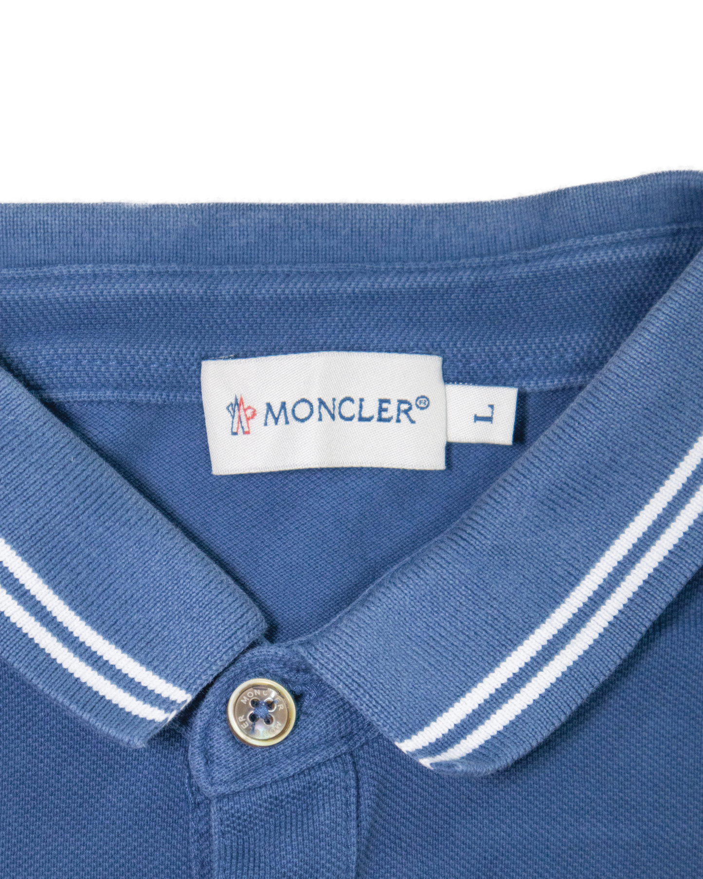 Polo Moncler bleu