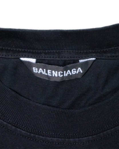 T-shirt Balenciaga noir