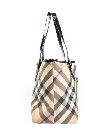 Burberry – Sac à main épaule cabas Supernova (32 x 18 x 23,5 cm)