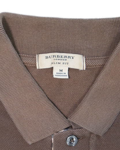 Polo Burberry marron