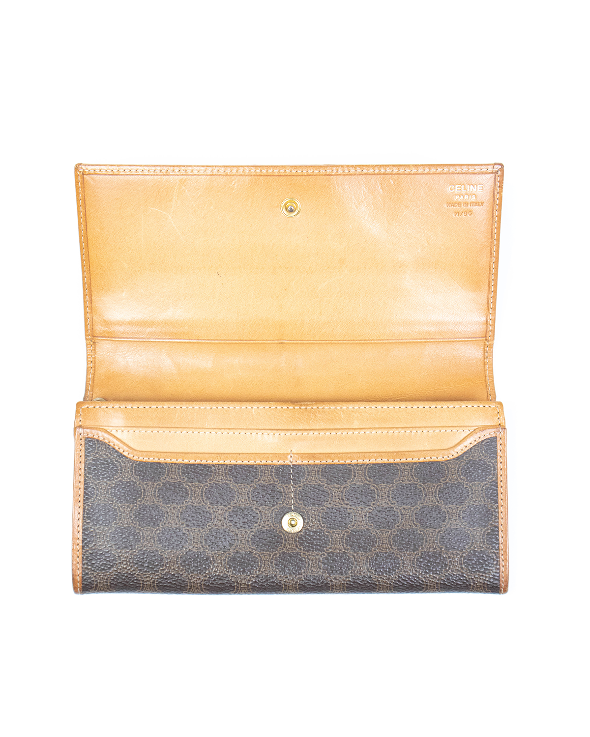 Celine – Portefeuille Triomphe Vintage (18,6 x 10 cm)