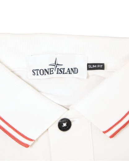 Polo Stone Island blanc