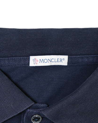 Polo Moncler bleu marine