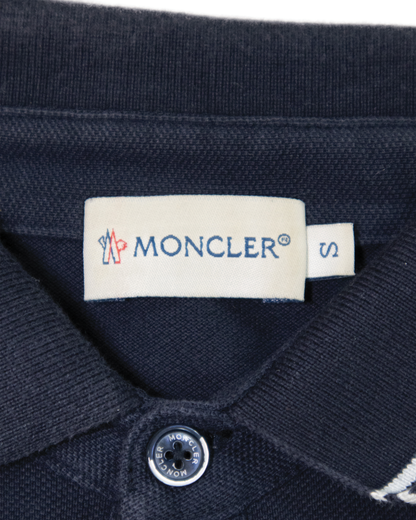 Polo Moncler bleu marine