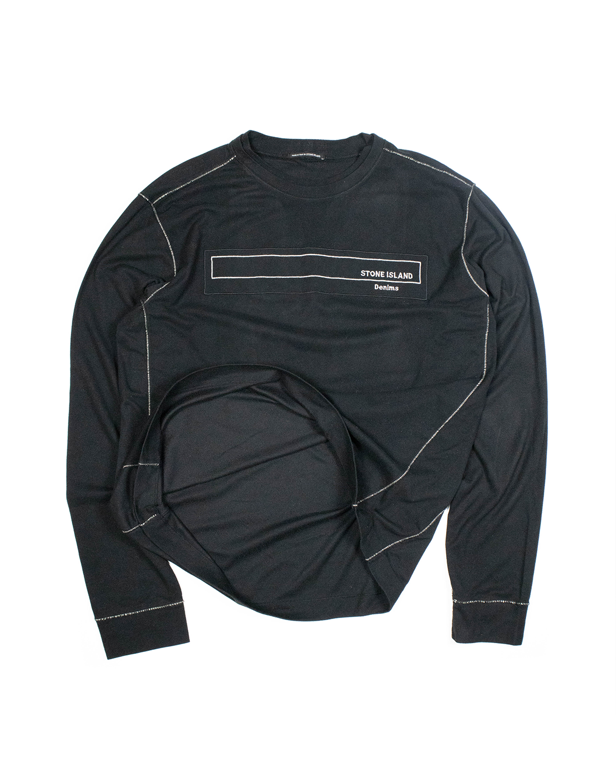 Stone Island – T-shirt épais manches longues