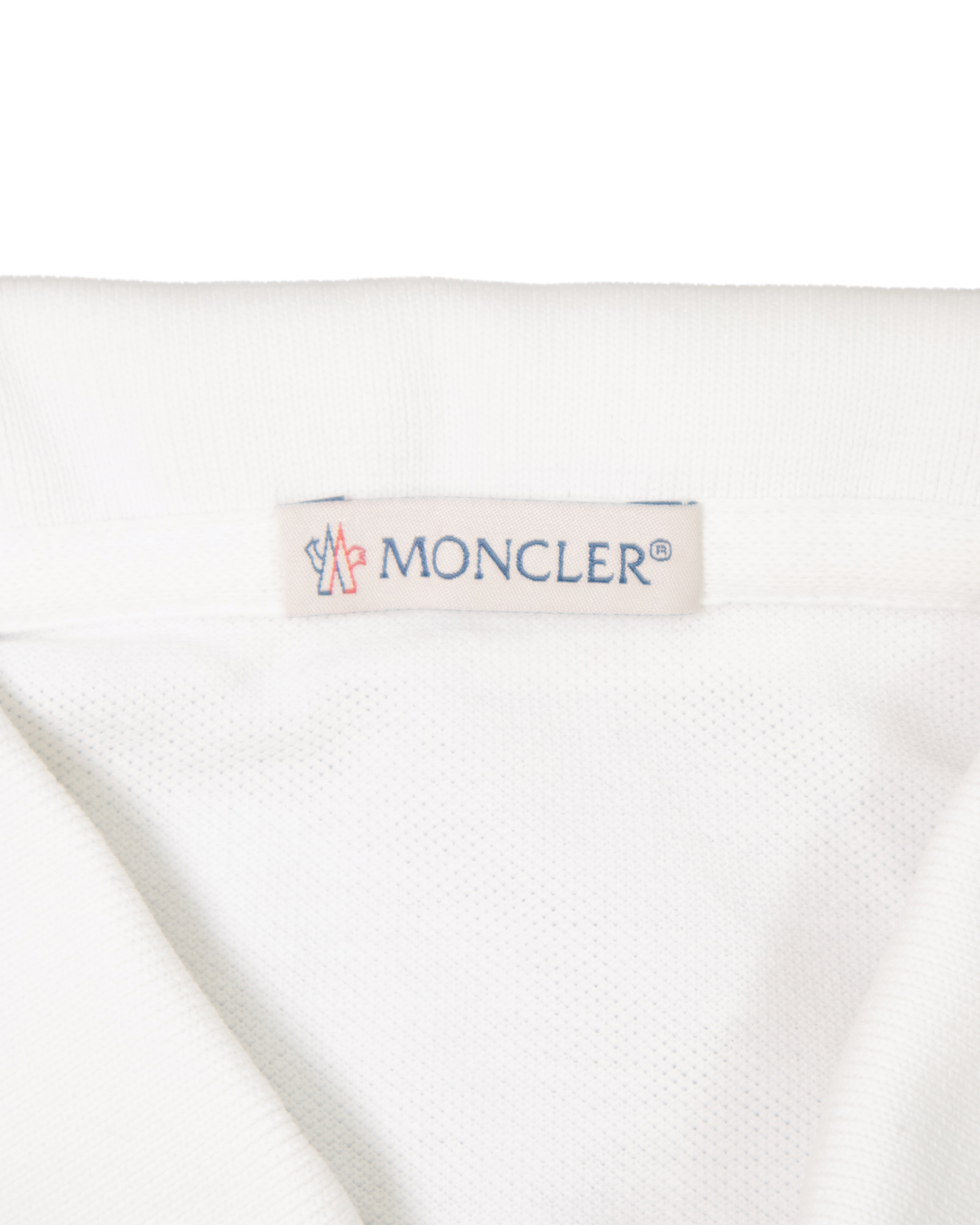 Polo Moncler blanc