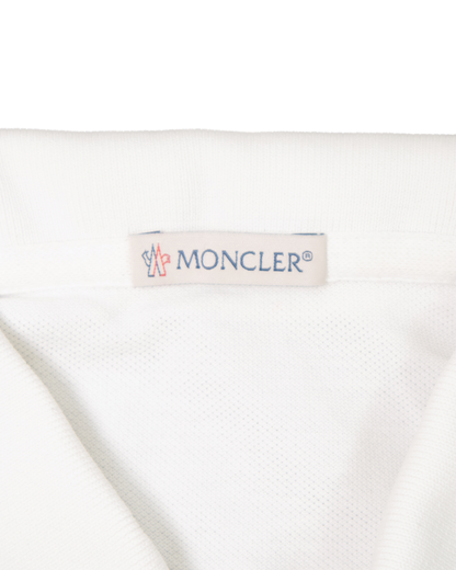 Polo Moncler blanc