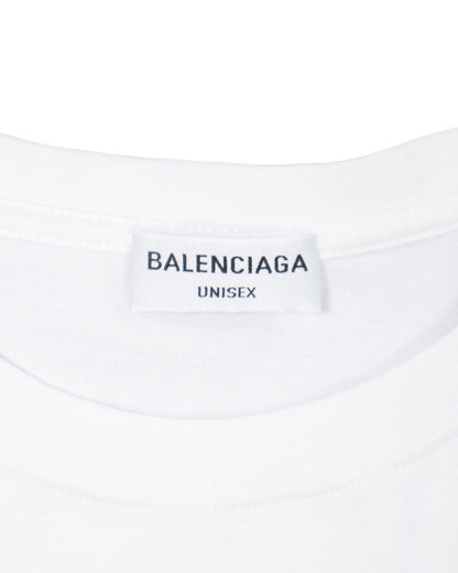 T-shirt Balenciaga blanc