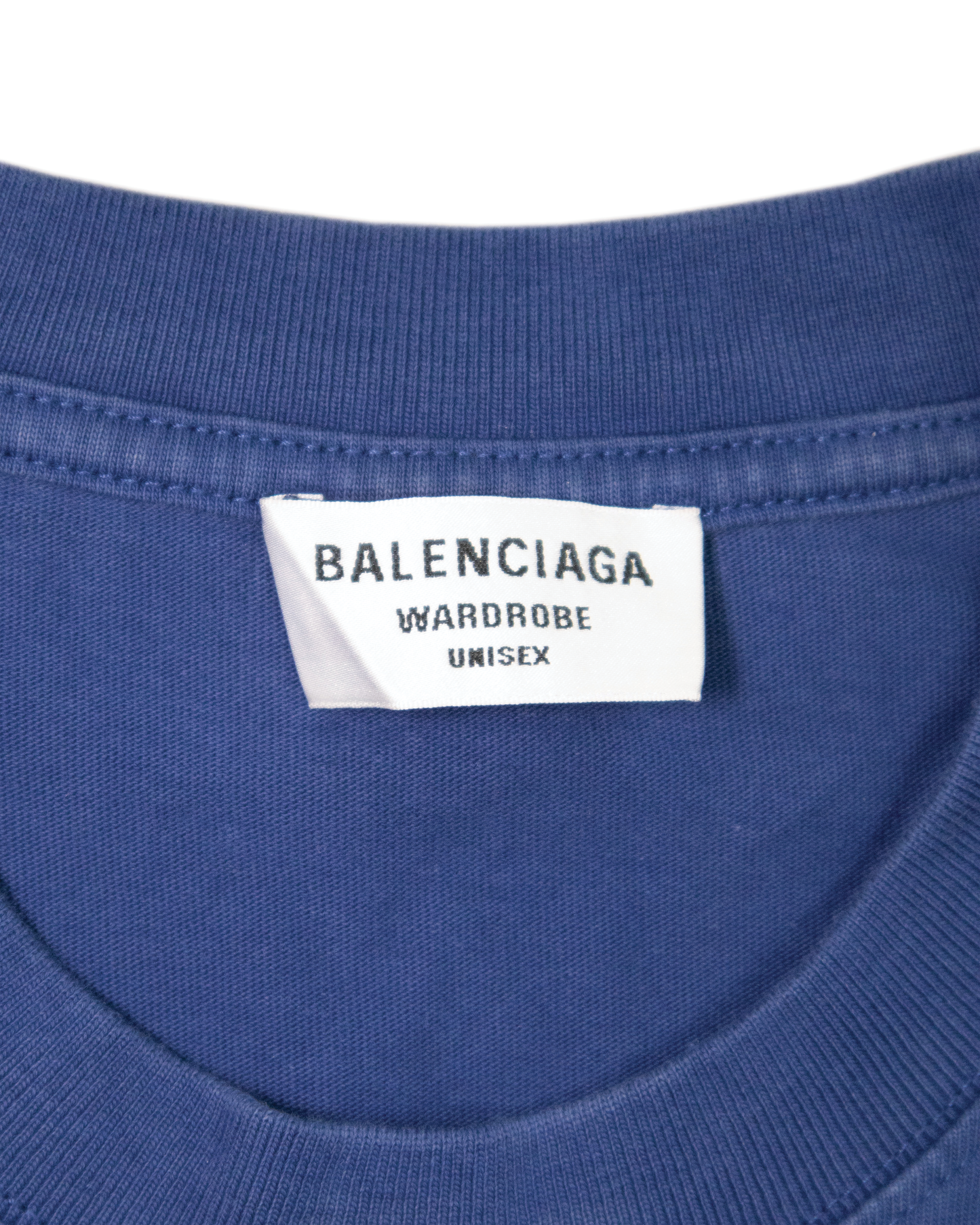 T-shirt Balenciaga bleu