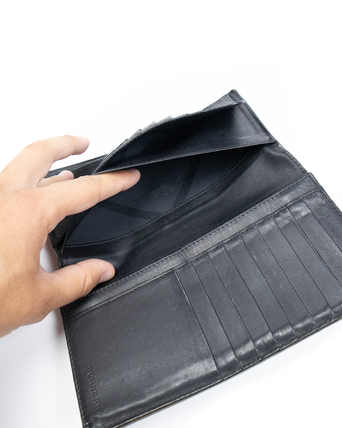Burberry – Portefeuille (18 x 9,5 cm)