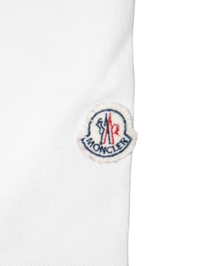 Polo Moncler blanc