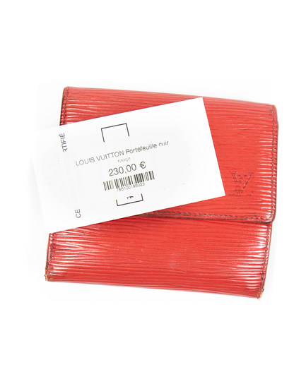 Louis Vuitton – Porte-monnaie / Porte-feuille Épi (11 x 10 cm)