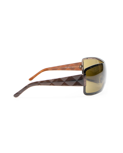 Chanel – Lunettes de soleil masque (Taille unique)