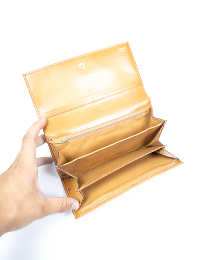Celine – Portefeuille Triomphe Vintage (18,6 x 10 cm)