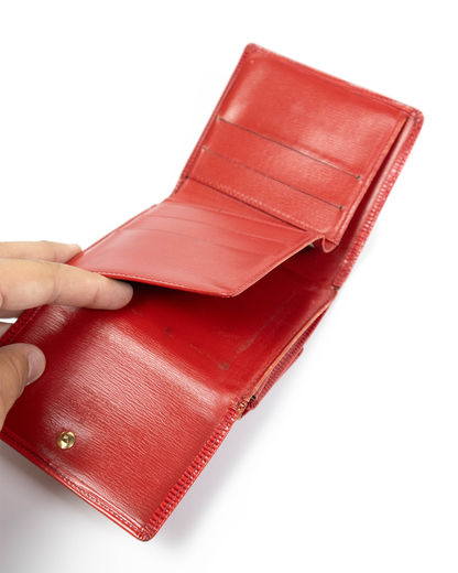 Louis Vuitton – Porte-monnaie / Porte-feuille Épi (11 x 10 cm)