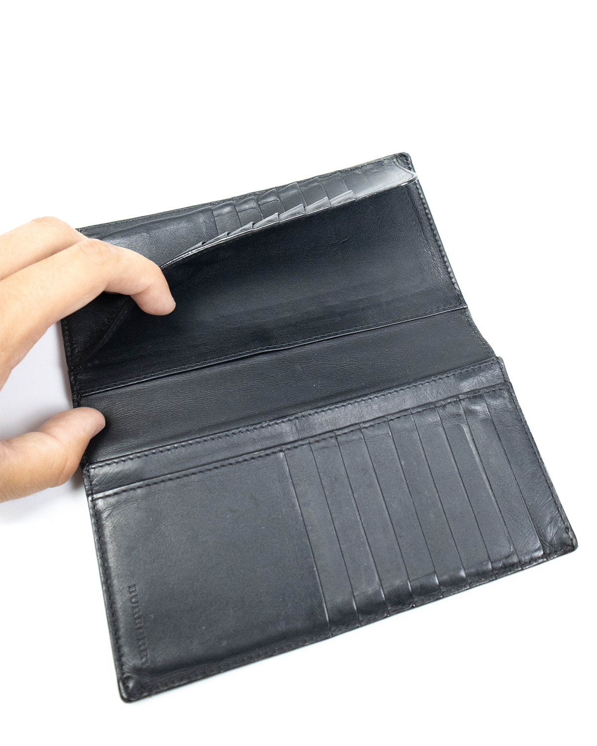 Burberry – Portefeuille (18 x 9,5 cm)