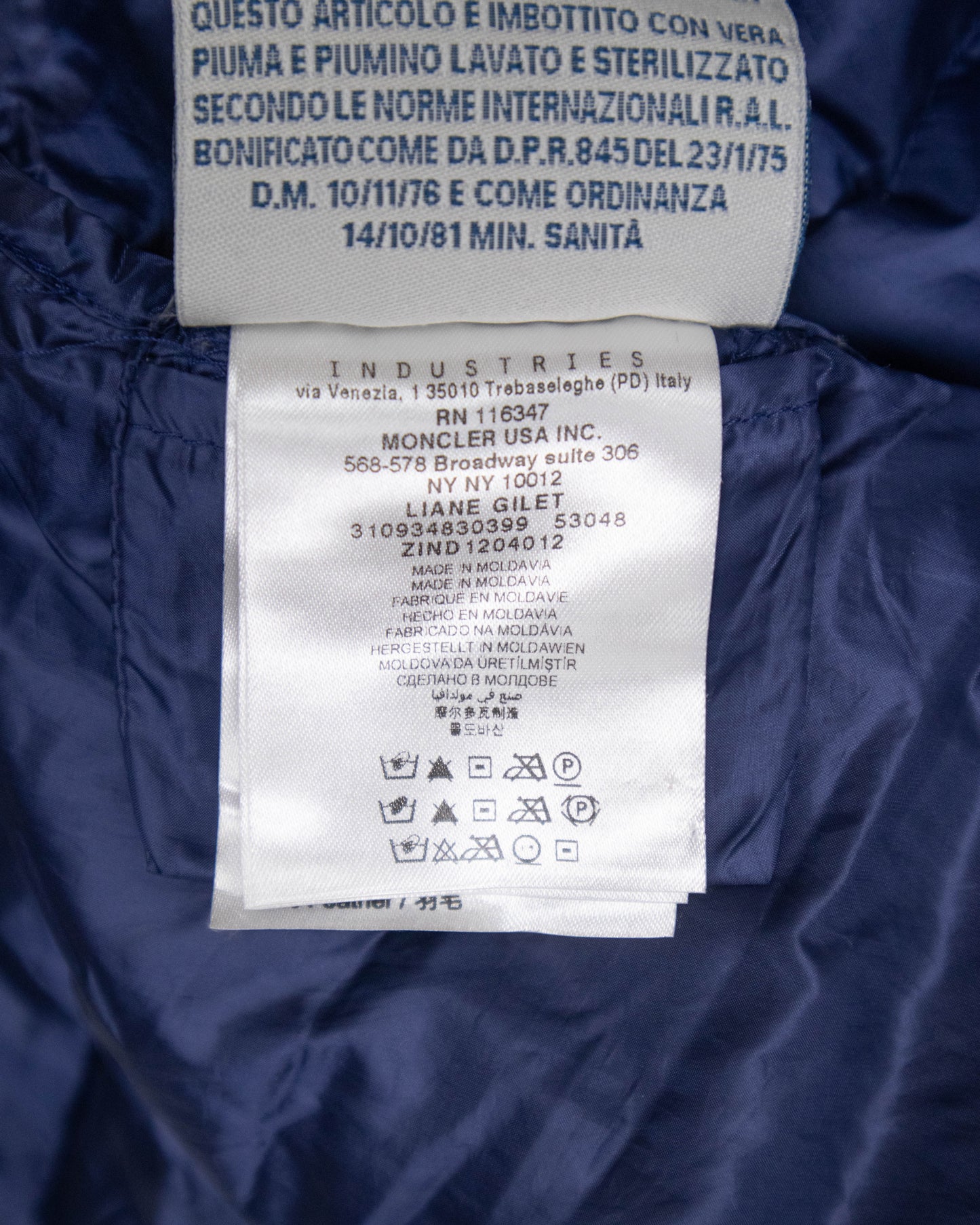 Doudoune sans manche Moncler