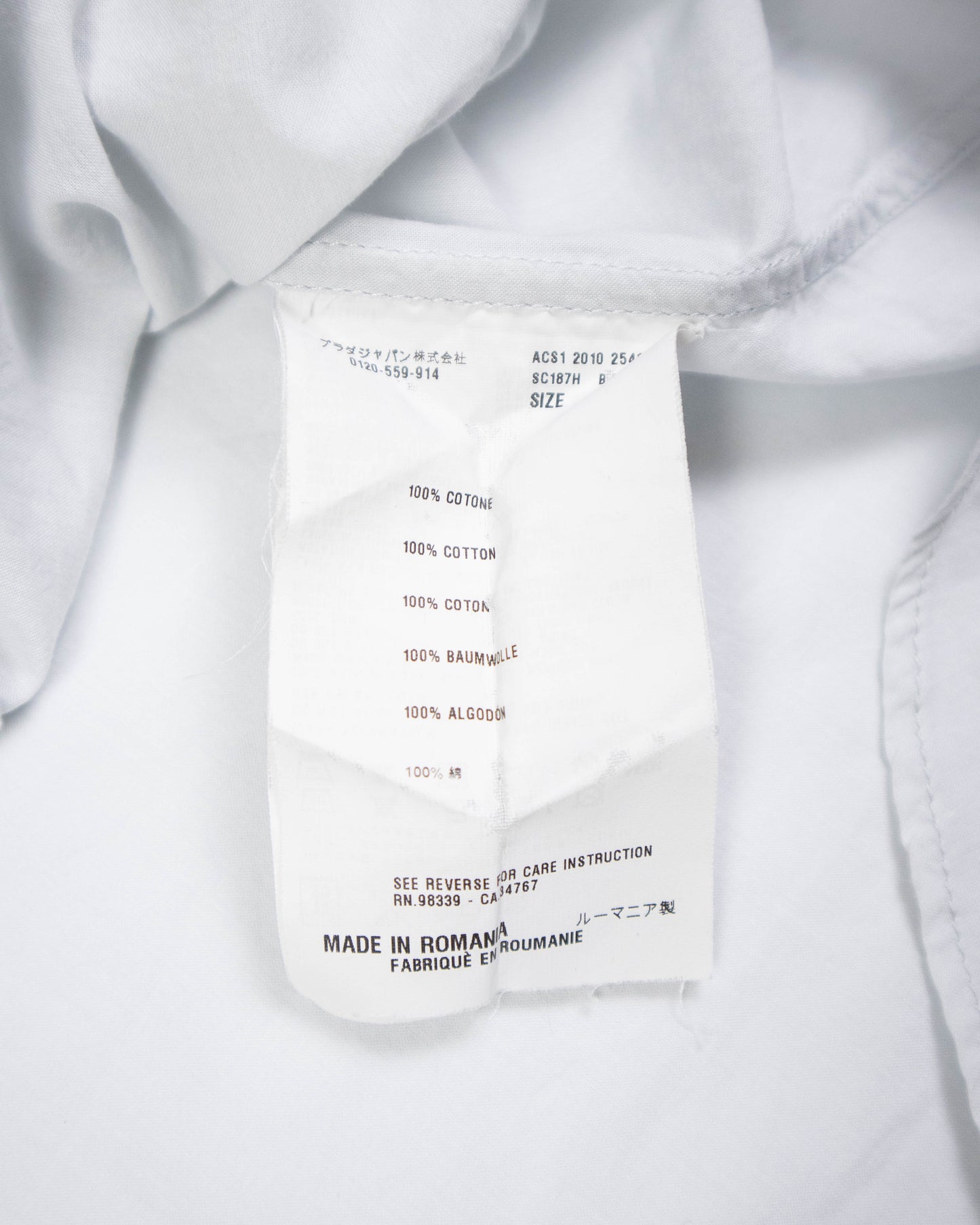 Chemise Prada