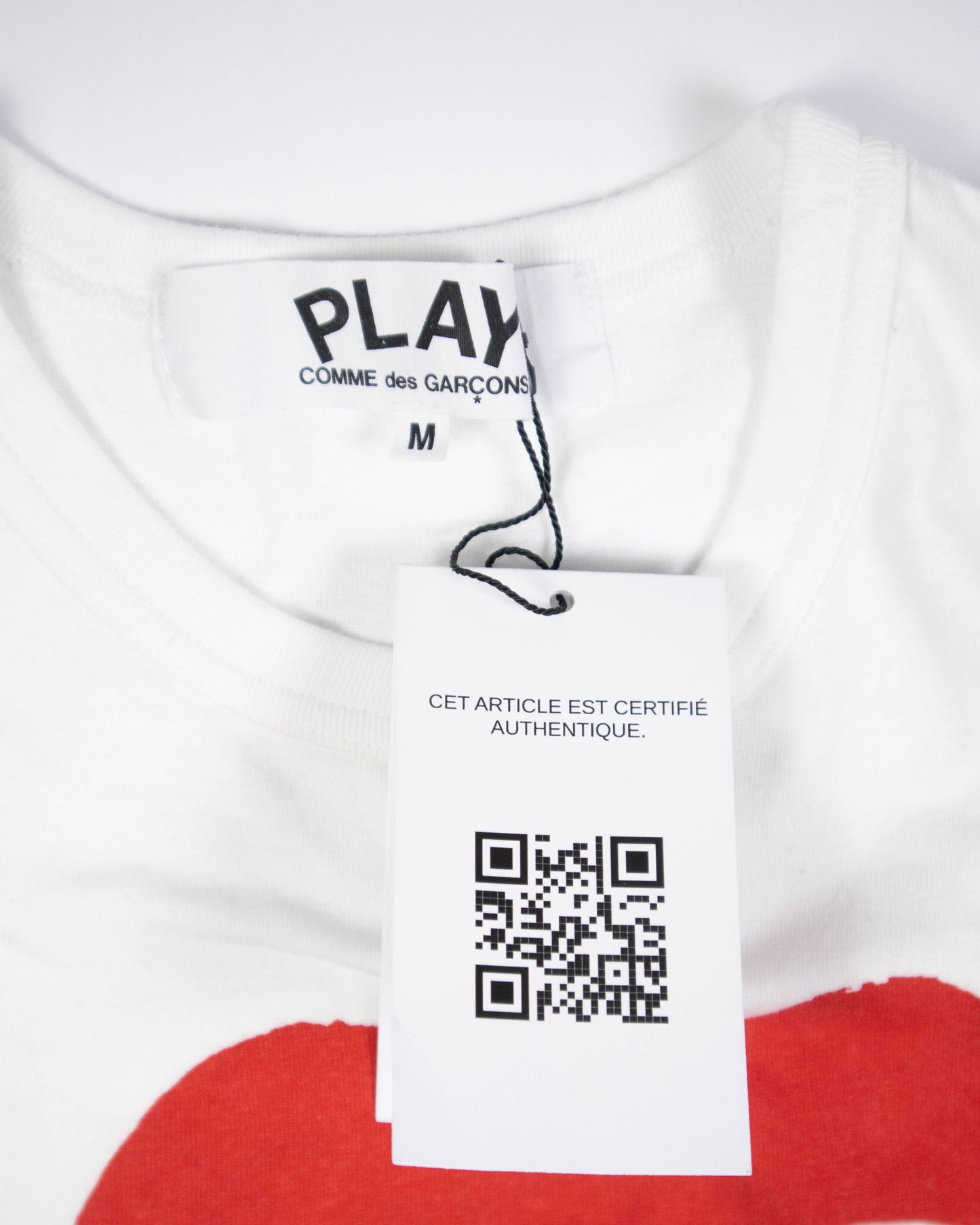 T-shirt CDG blanc