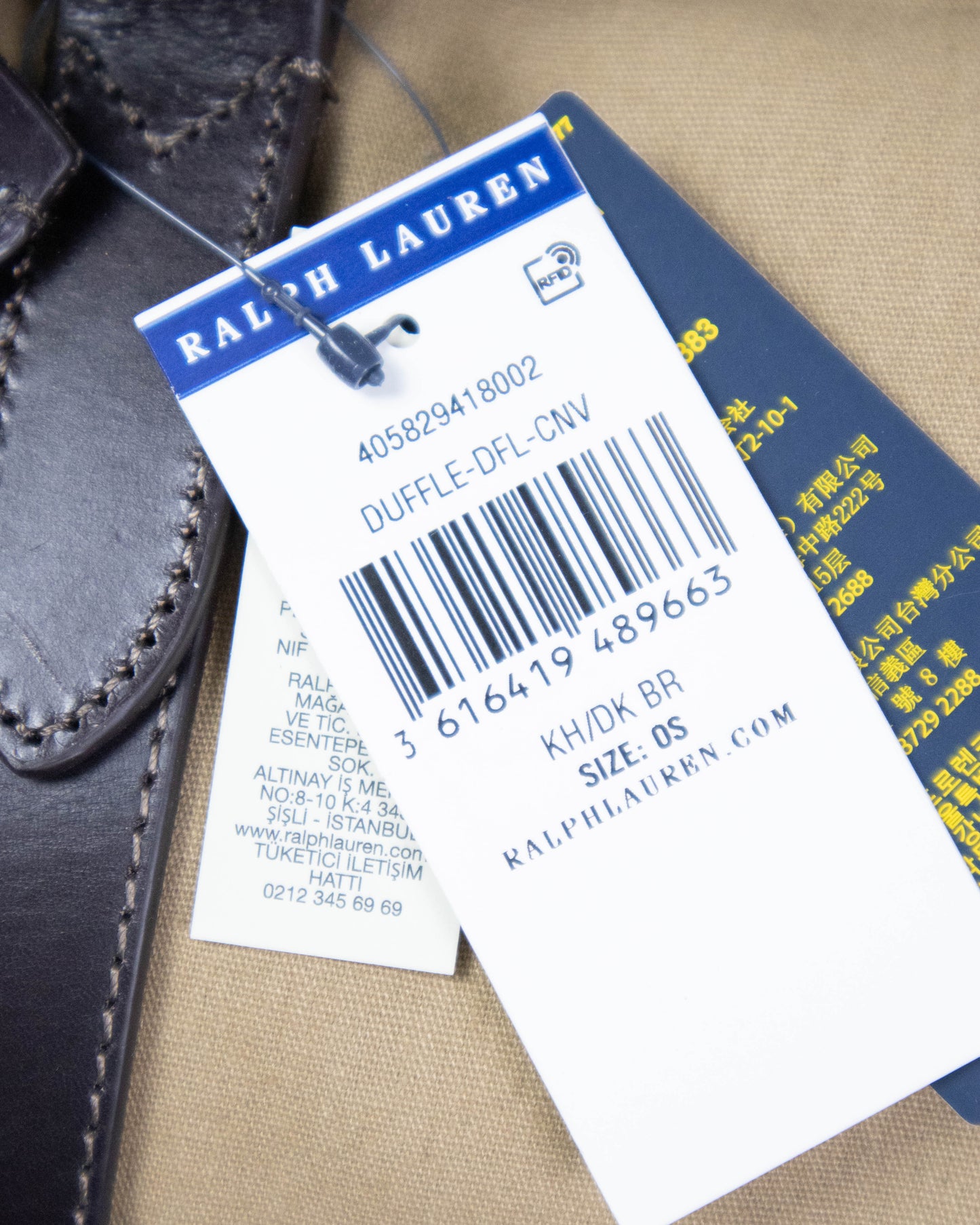 Ralph Lauren – Sac de voyage (51 x 30 x 27 cm)