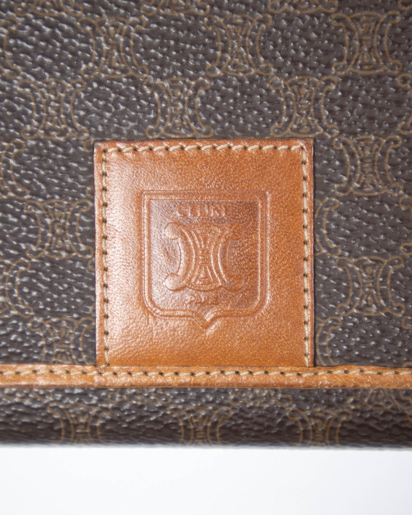 Celine – Portefeuille Triomphe Vintage (18,6 x 10 cm)