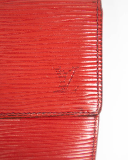 Louis Vuitton – Porte-monnaie / Porte-feuille Épi (11 x 10 cm)