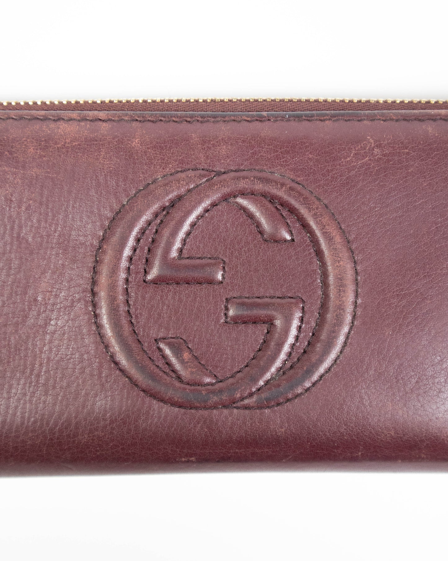 Gucci – Portefeuille / Porte-monnaie Soho Cellarius Peonia (19 x 10 cm)