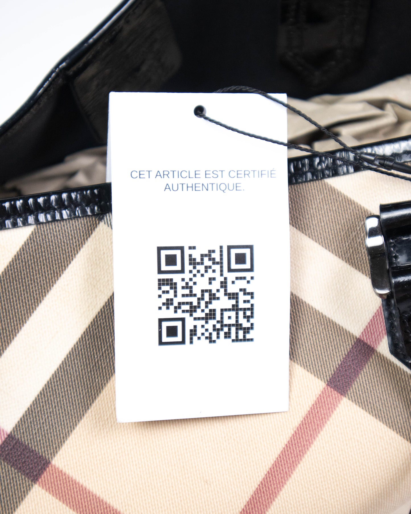 Burberry – Sac à main épaule cabas Supernova (32 x 18 x 23,5 cm)