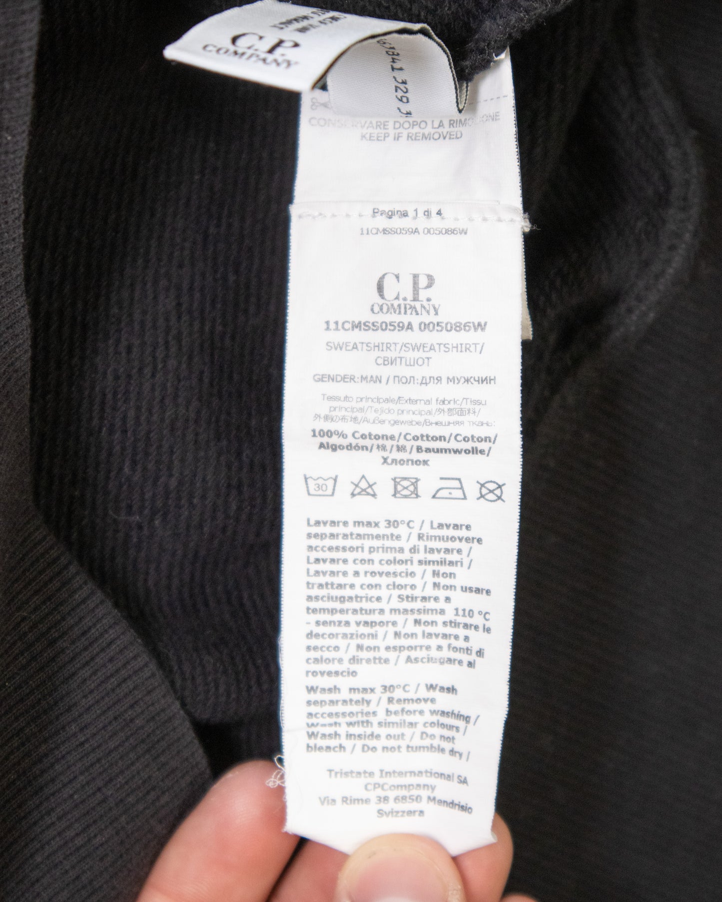 Pull CP company noir